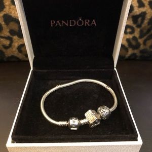 Pandora Bracelet and Charms